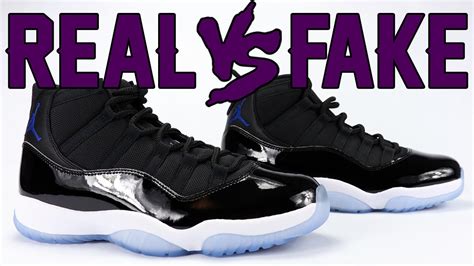 jordan 11 space jam nike real vs fake|how to spot a jordan 11.